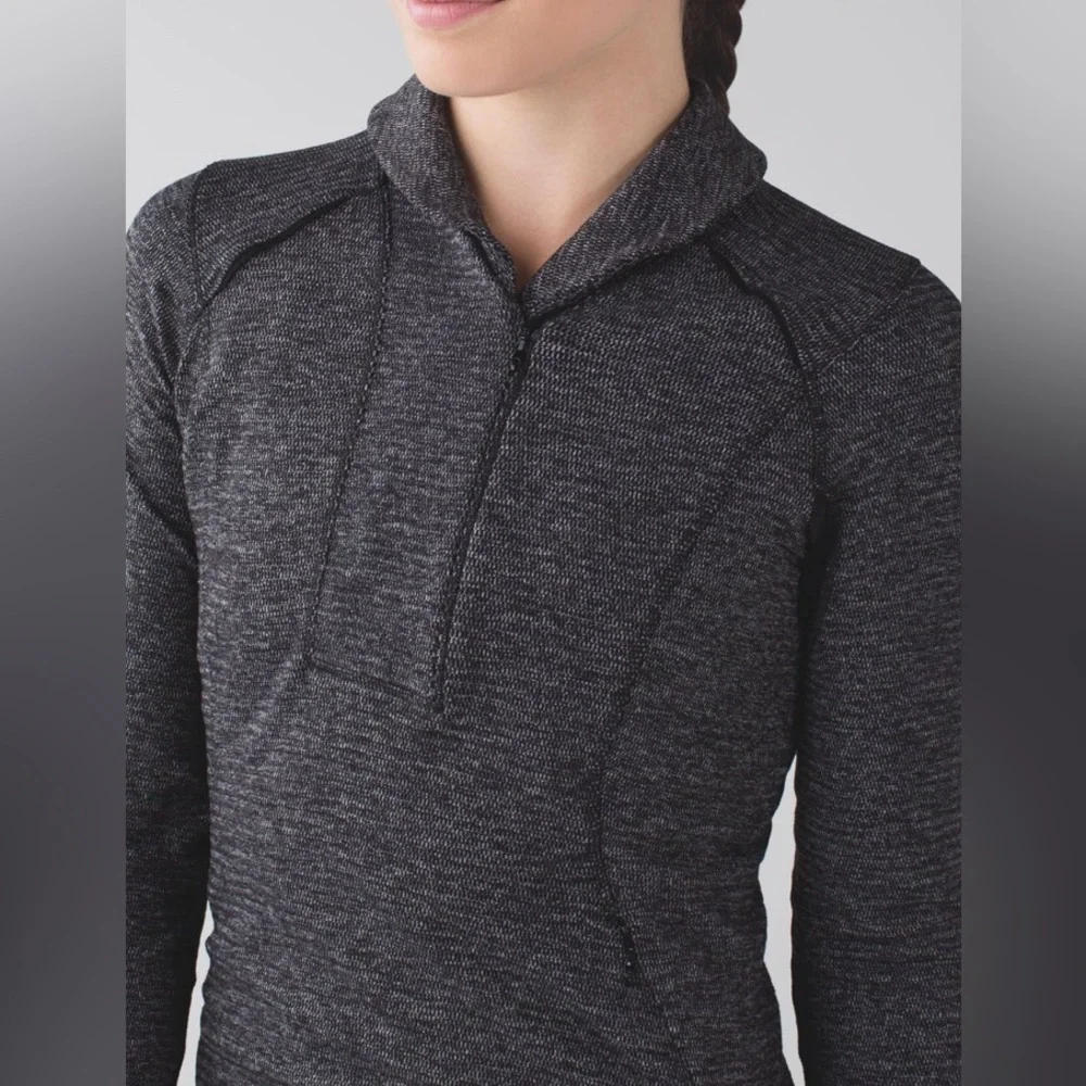 Lululemon Think Fast Pullover Quarter Zip Yoga Running Rulu Jacket